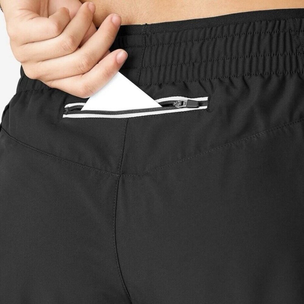 Fabletics Black Breathe Run Short (Plus Sz 1X) Hali Mid-Rise Active Brief Lined - Picture 3 of 8